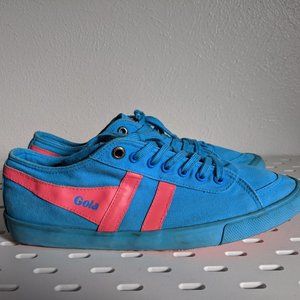 Women Gola Quarto Neon Shoes Size 8